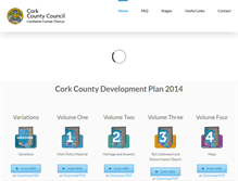 Tablet Screenshot of corkcocodevplan.com